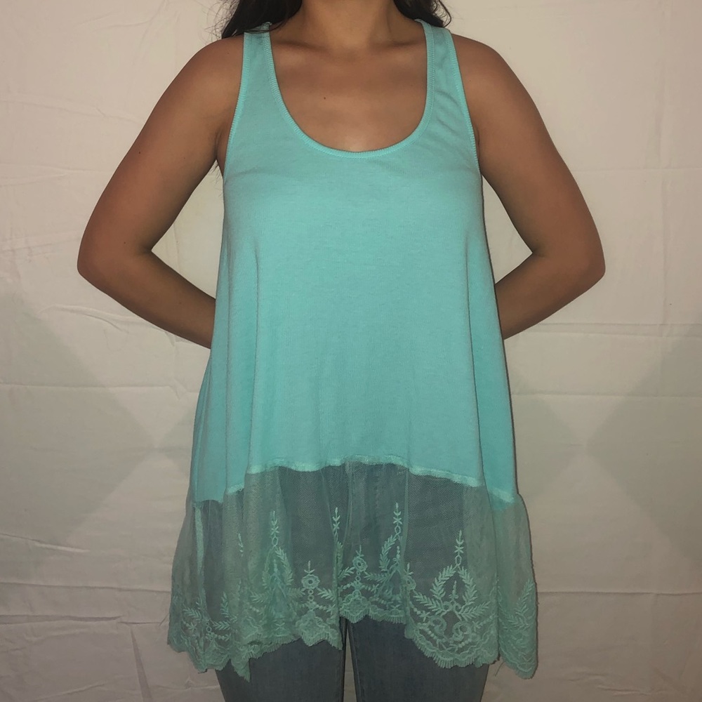 Turquoise Top